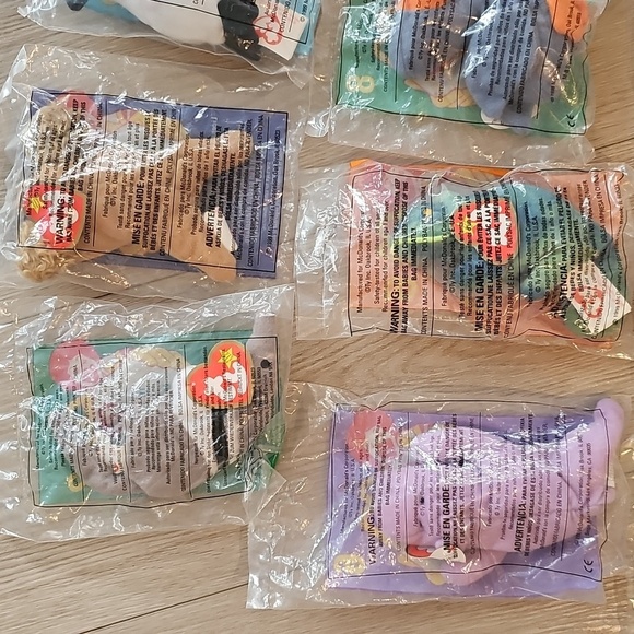 Vintage 90s Unopened McDonalds TY Beanie Baby Lot Of 11 - Picture 6 of 11